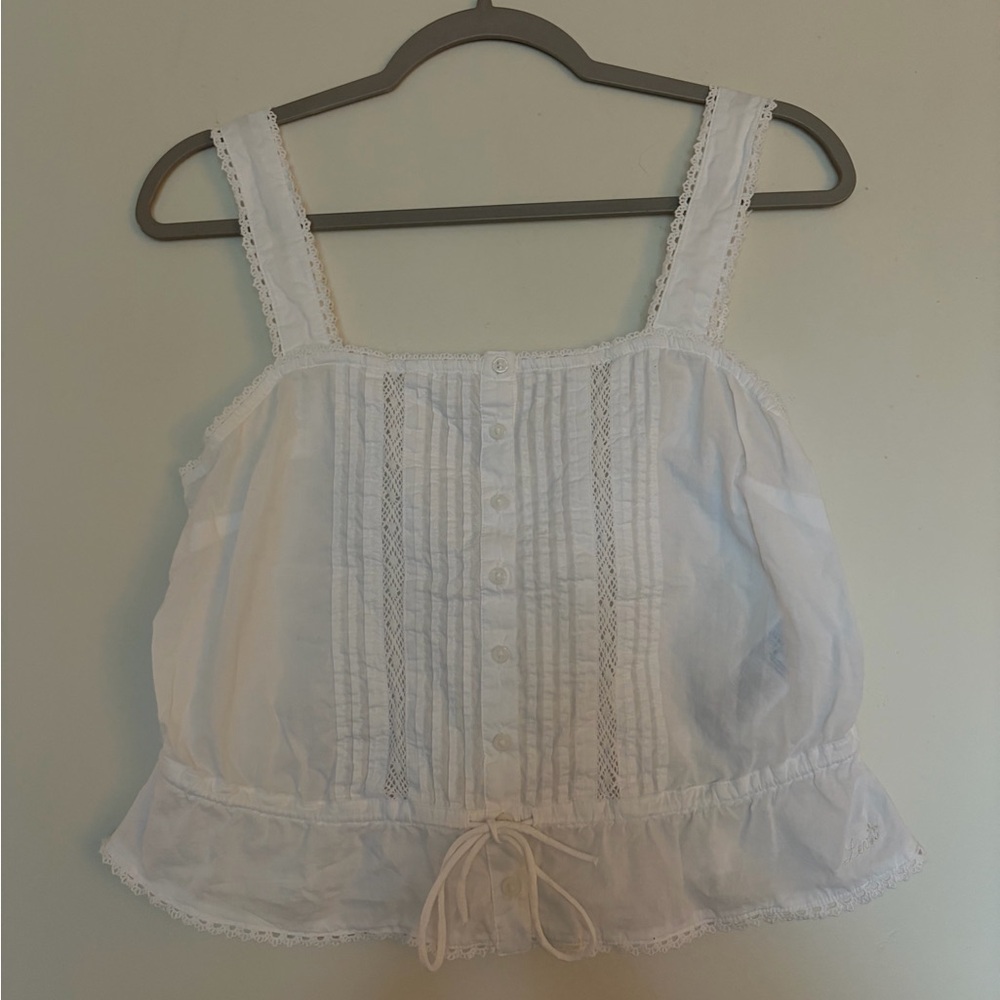 Women’s Levi’s Brynnley Cotton Lace-Trim Blouse